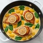 Lemon Chicken Gnocchi in Lemon Cream Parmesan Sauce Recipe