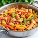 Creamy Chicken Fajita Pasta Recipe