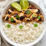 Thai Peanut Chicken Skewers with Rich Coconut Peanut Sauce Recipe