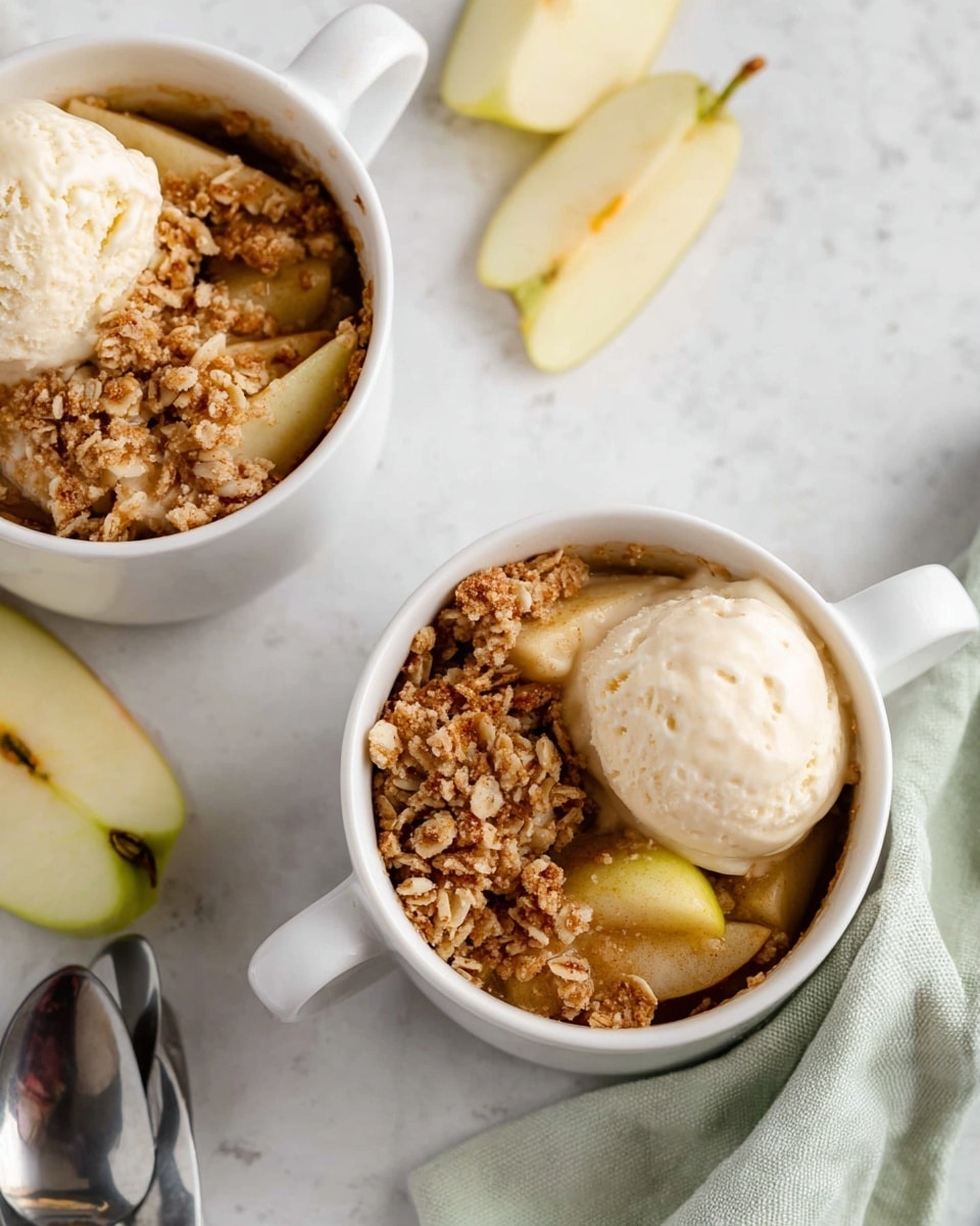Microwave Apple Crisp in a Mug Recipe
