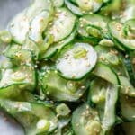 Creamy Asian Cucumber Salad Recipe