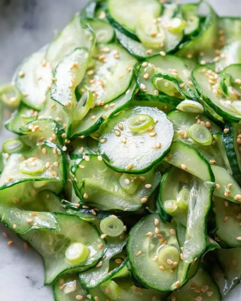 Creamy Asian Cucumber Salad Recipe