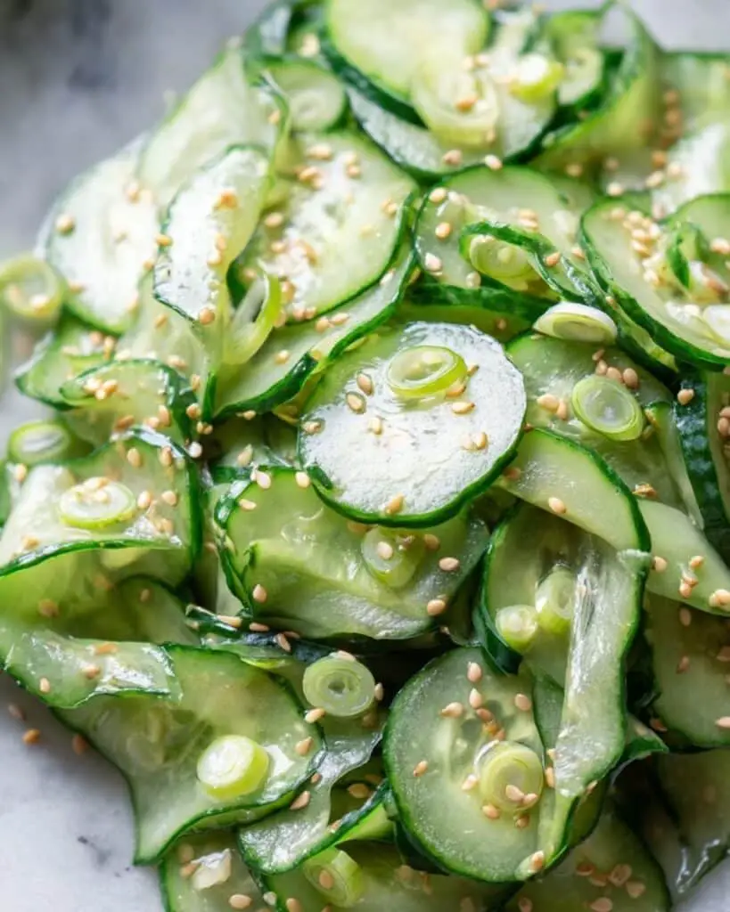Creamy Asian Cucumber Salad Recipe
