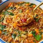 Mediterranean Lentil and Orzo One-Pot Dinner Recipe
