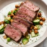 Marinated Lamb Backstrap with Greek-style Cucumber and Yoghurt Dip Recipe