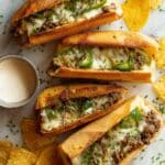 Ground Beef Philly Cheesesteak Sandwich Recipe