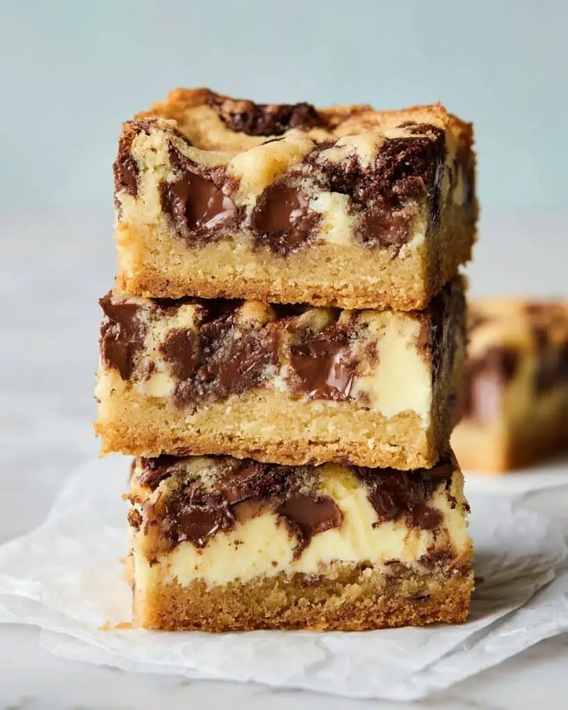 Chocolate Chip Cookie Cheesecake Bars Recipe
