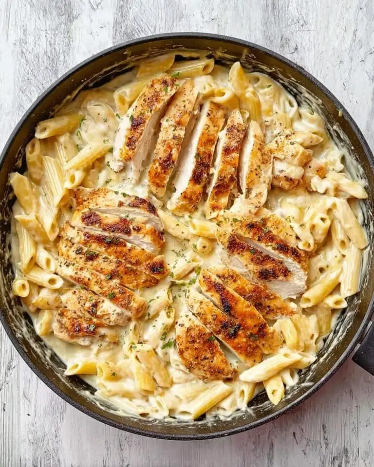Garlic Parmesan Chicken Pasta Recipe