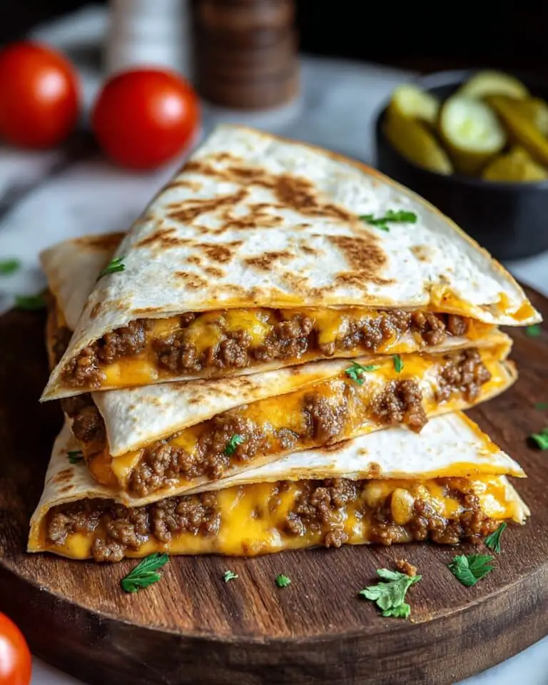 Smashburger Quesadillas Recipe