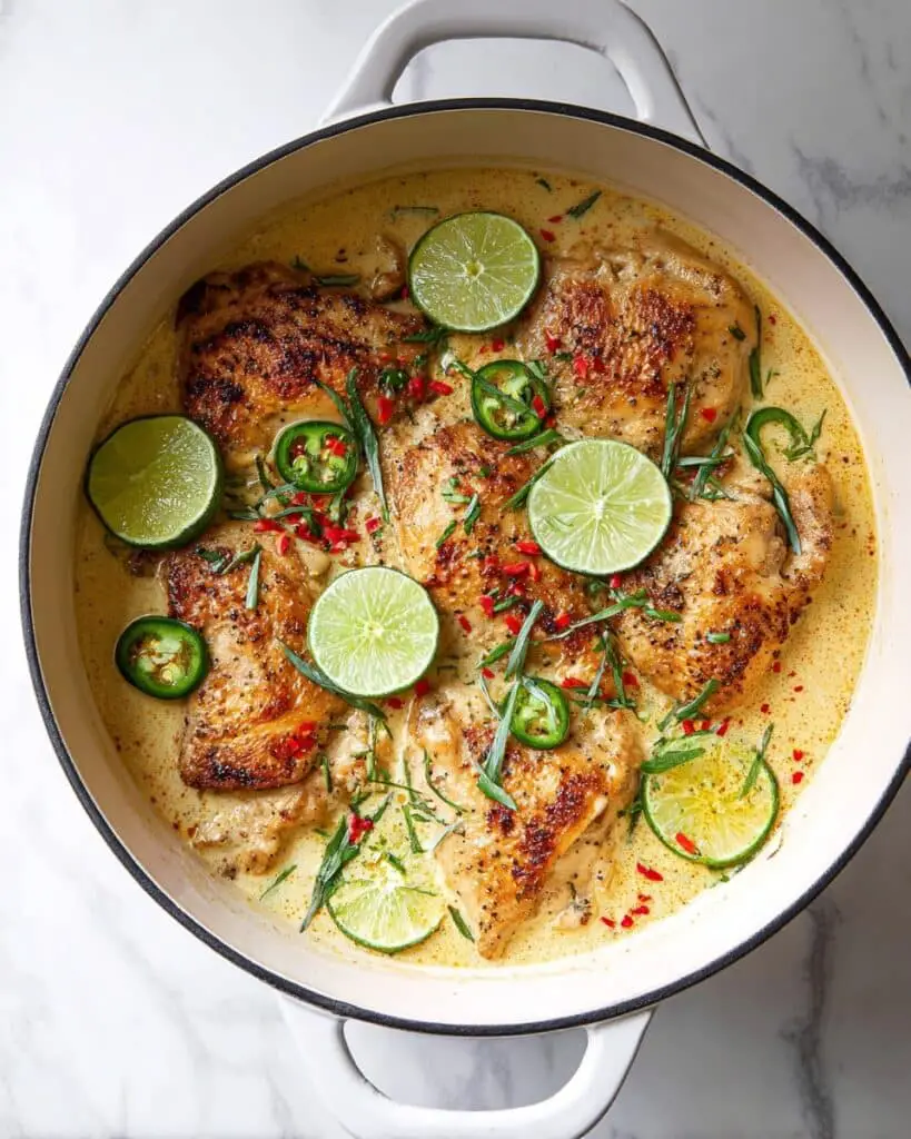 Creamy Coconut Milk Chicken Skillet Recipe