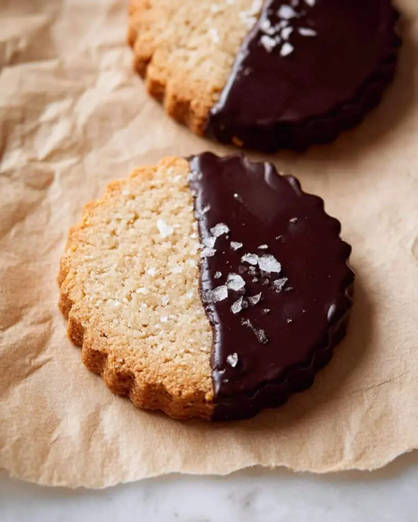 Espresso Shortbread Cookies Recipe