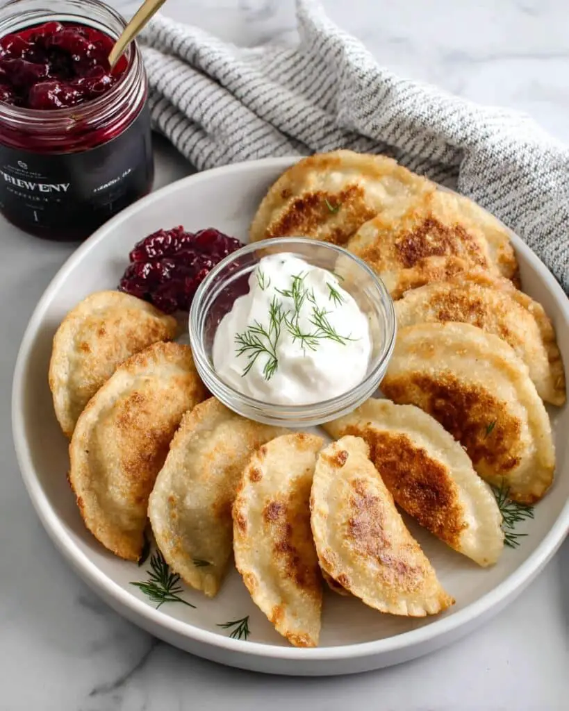 Ukranian Spinach and Potato Dumplings (Varenyky) Recipe