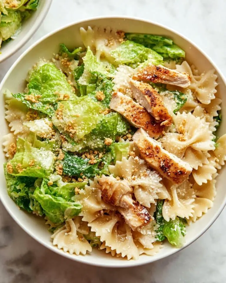 Chicken Caesar Pasta Salad Recipe