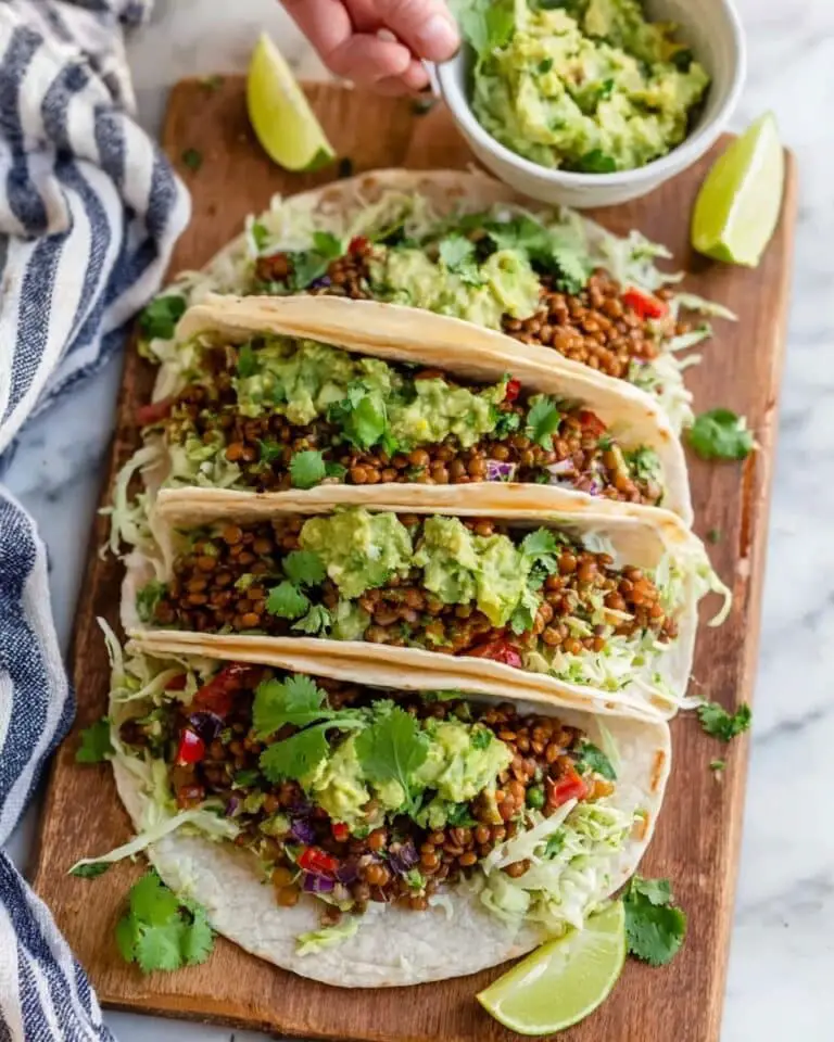 Spicy Lentil Tacos Recipe