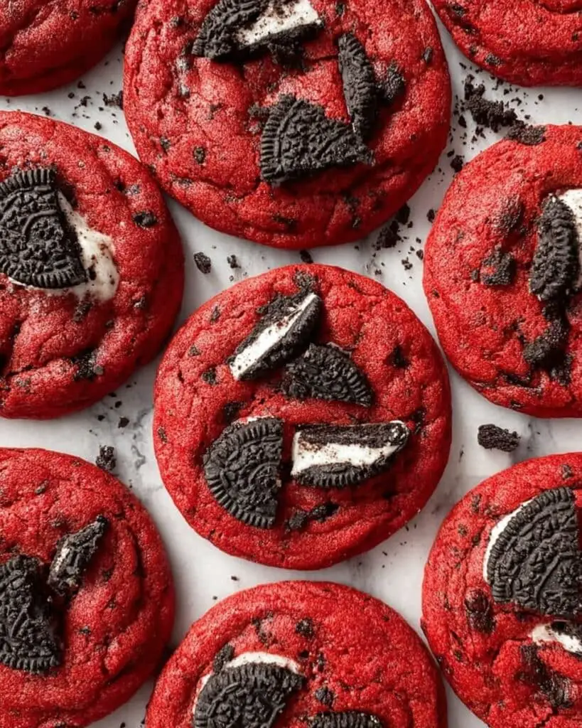 Oreo Red Velvet Cookies Recipe
