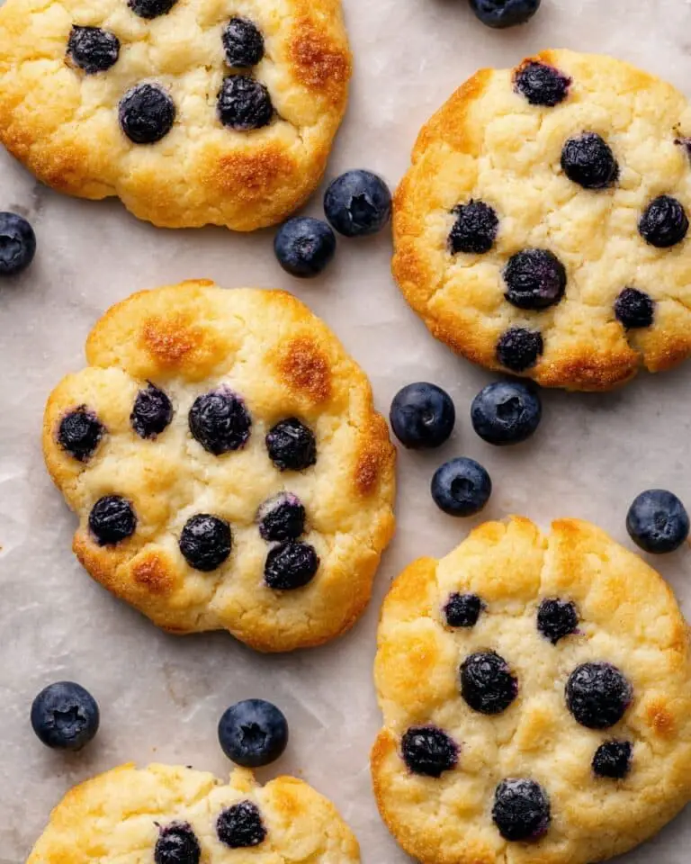 Fluffy Cottage Cheese Blueberry Cloud Bread Recipe