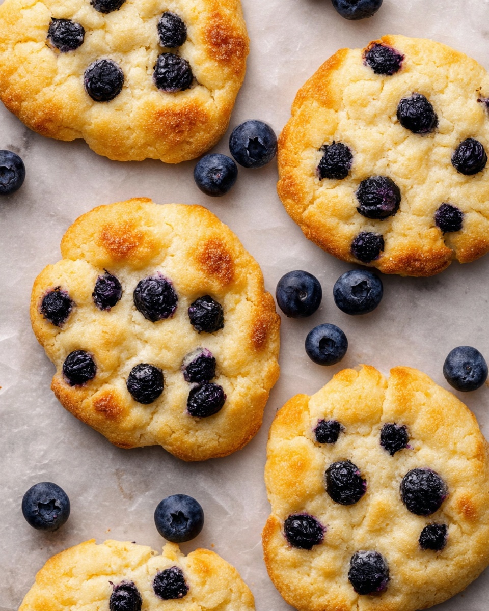 Fluffy Cottage Cheese Blueberry Cloud Bread Recipe