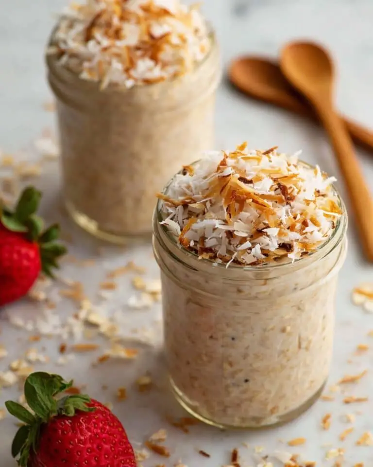 Coconut Cream Pie Overnight Oats Recipe