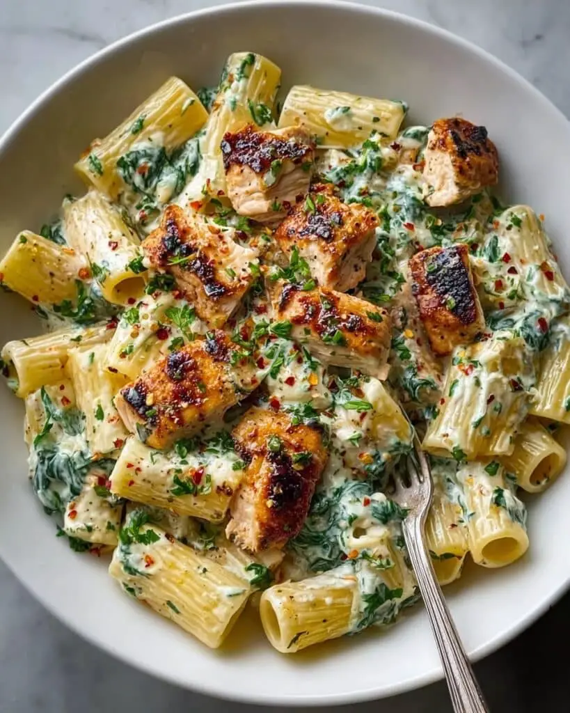 Creamy Pesto Chicken Pasta Recipe