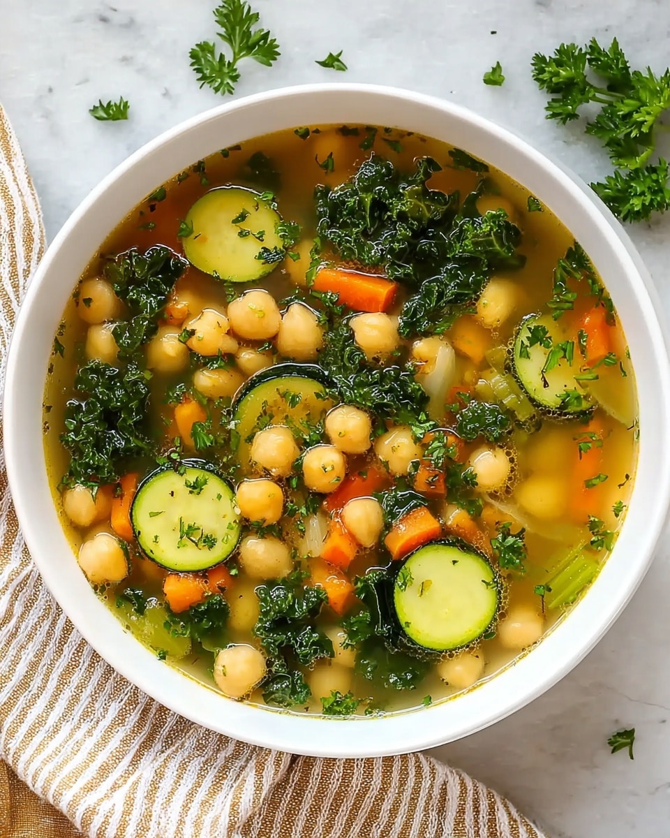 Nutritious Chickpea Zucchini Soup Recipe