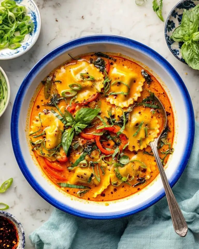 Red Curry Dumpling Soup Recipe