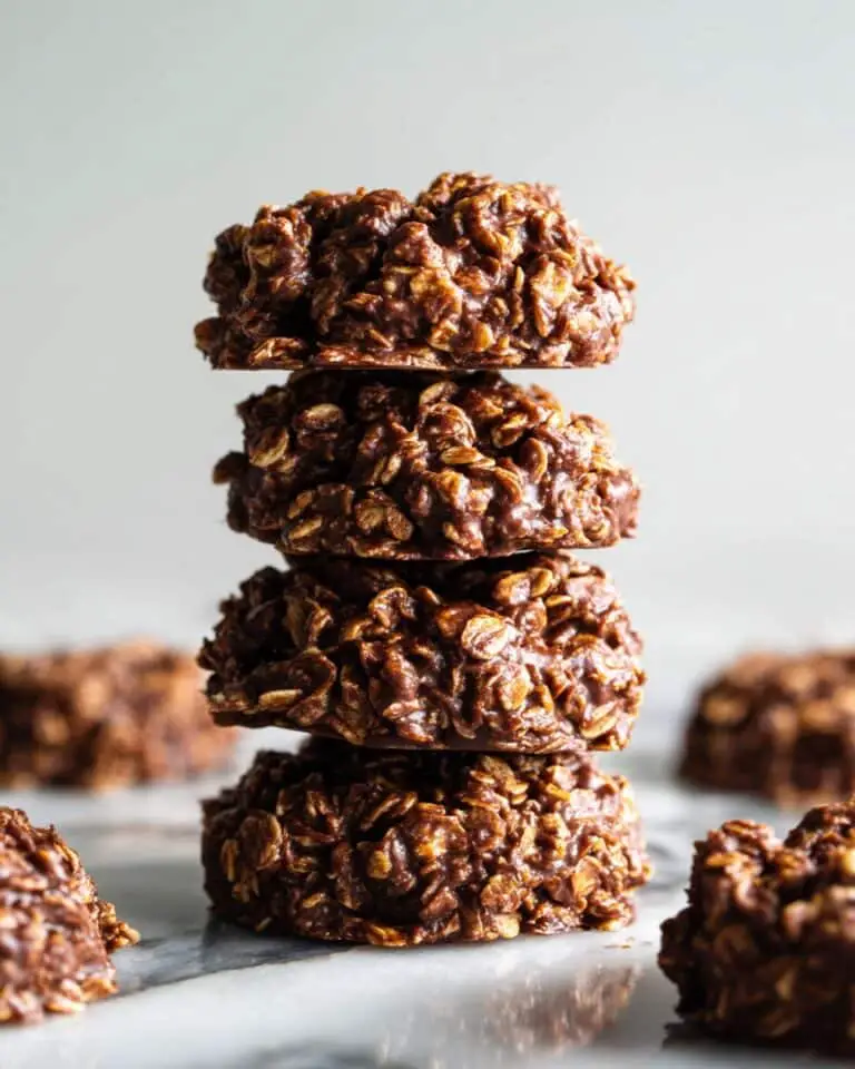 Healthy No-Bake Chocolate Peanut Butter Cookies Recipe