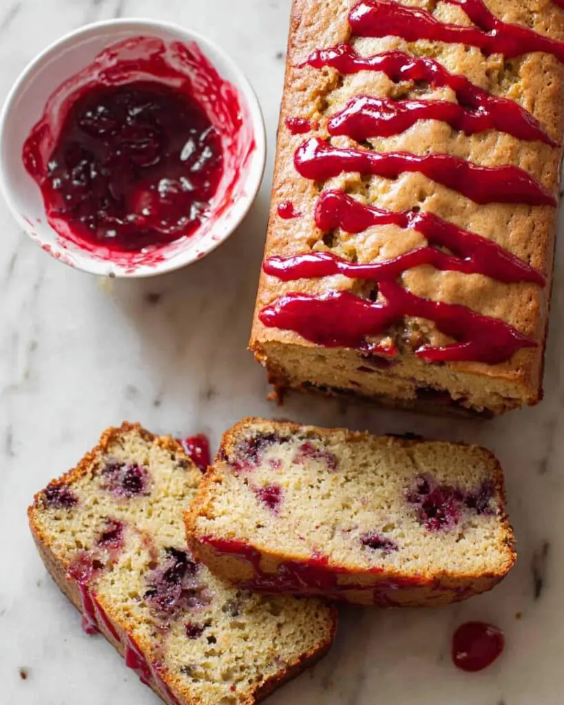 Peanut Butter and Jelly Banana Bread Recipe
