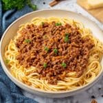 Makaronia Me Kima (Greek Style Meat Sauce) Recipe
