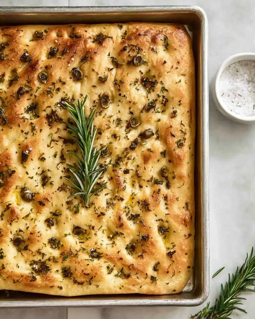 Olive and Herb Focaccia Recipe