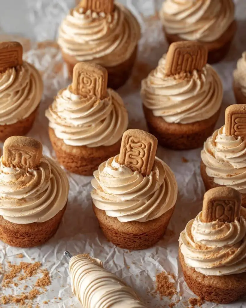 Biscoff Cupcakes with Biscoff Buttercream Recipe
