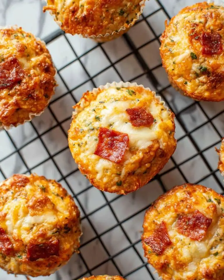 20-Minute Veggie-Loaded Pizza Muffins Recipe