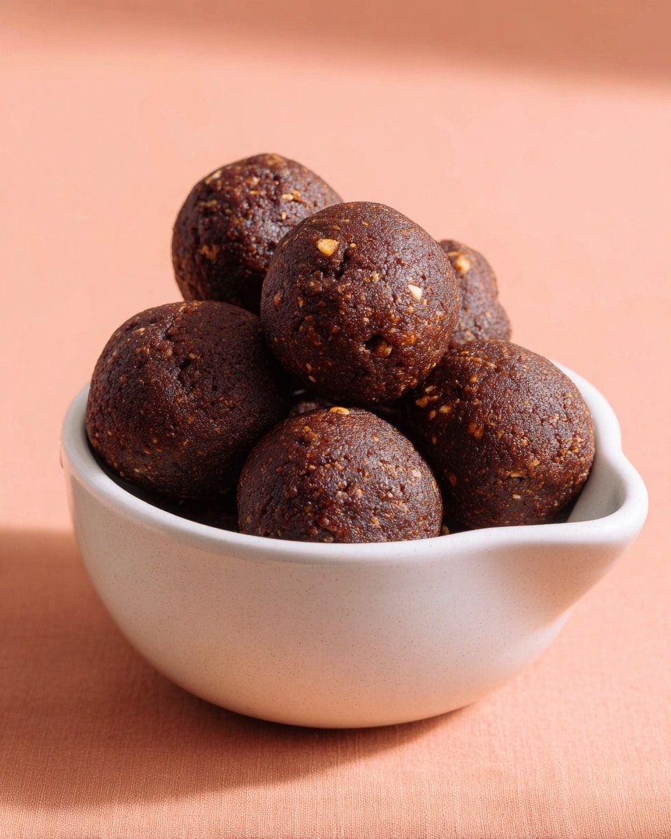 Ooey Gooey Brownie Batter Protein Balls (No Bake, No Blender Required) Recipe