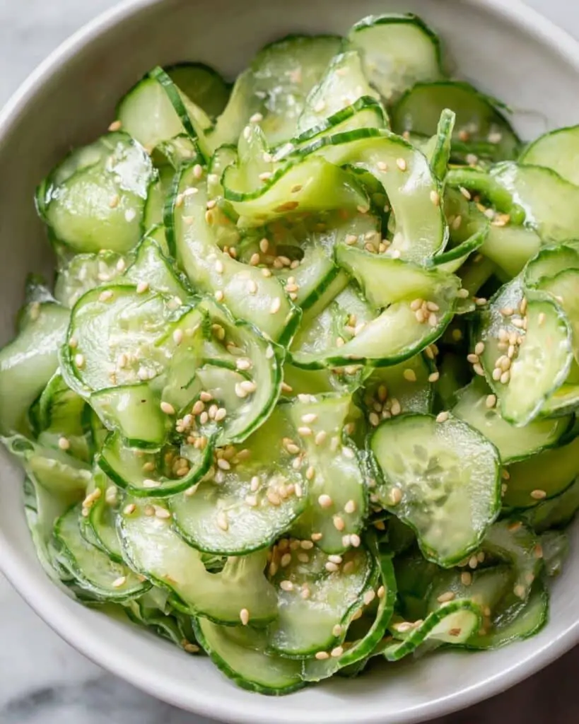 Creamy Cucumber Salad Recipe