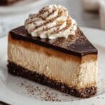Coffee Cheesecake with Chocolate Espresso Ganache and Coffee Whipped Cream Recipe