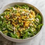 Grilled Corn Orzo Salad with Scallion Dill Dressing Recipe