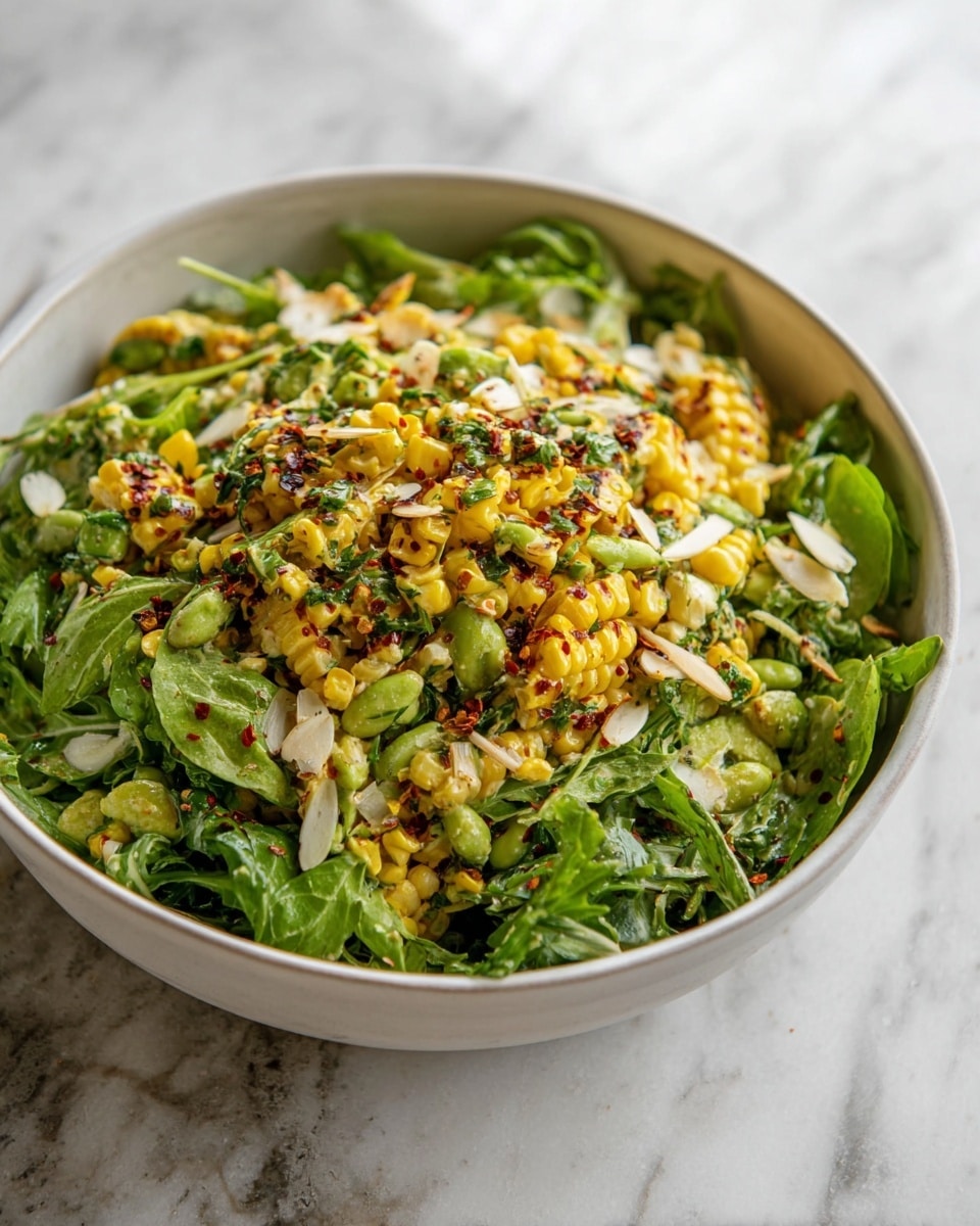 Grilled Corn Orzo Salad with Scallion Dill Dressing Recipe