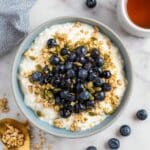 Blueberry & Muesli Cottage Cheese Bowl Recipe