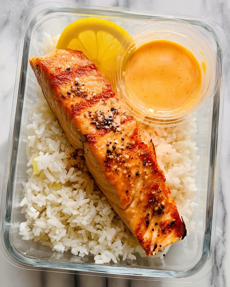 Bang Bang Salmon with Cauliflower Rice – Delicious & Healthy