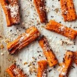 Smashed Parmesan Roasted Carrots Recipe
