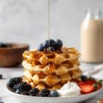 Cottage Cheese Waffles Recipe