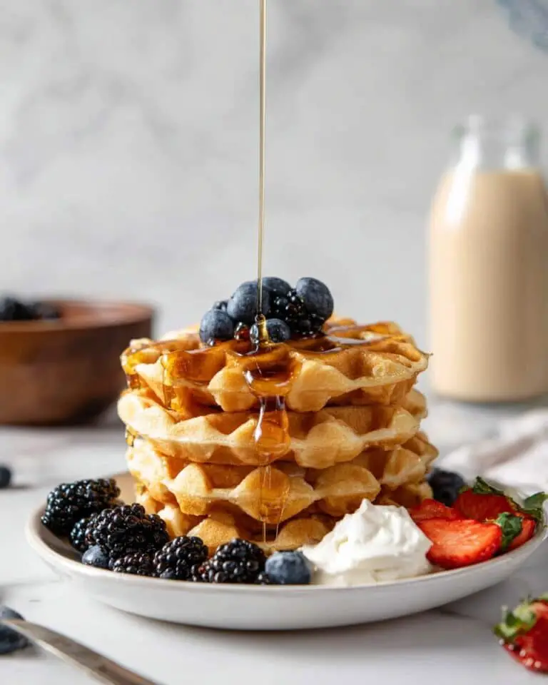 Cottage Cheese Waffles Recipe