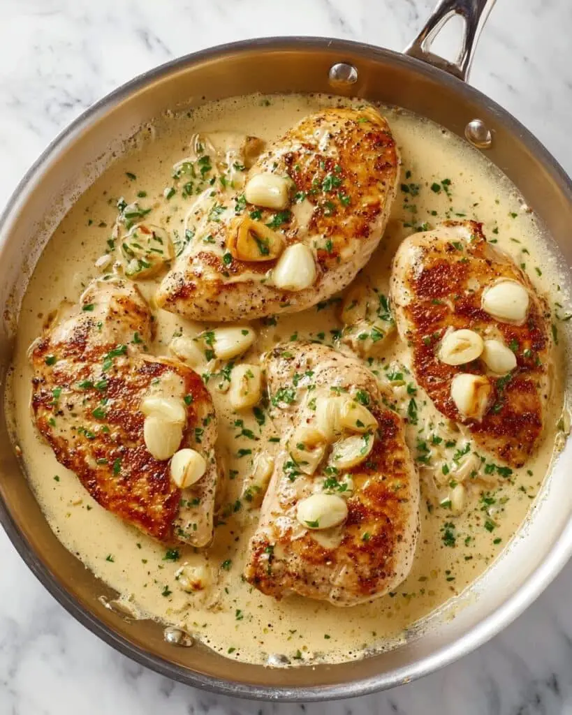 Creamy Garlic Chicken Recipe