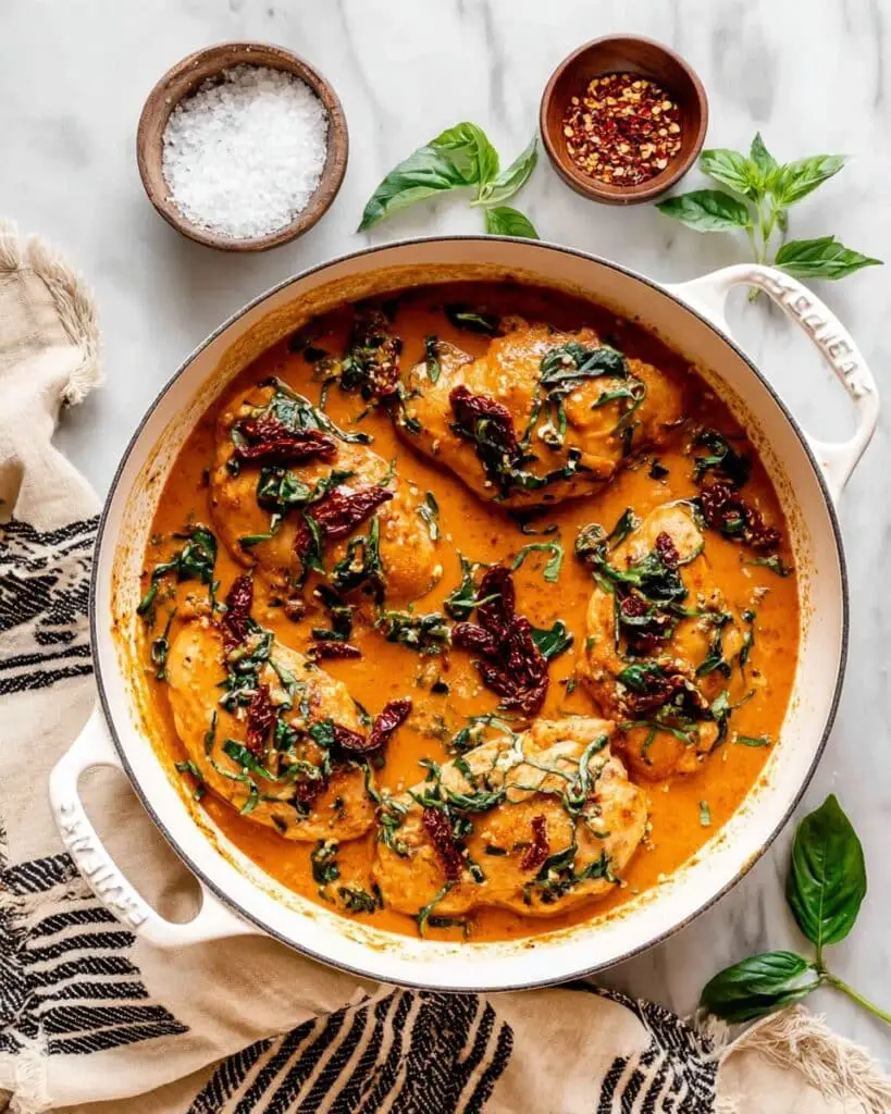 Healthy Marry Me Chicken with Cottage Cheese Recipe