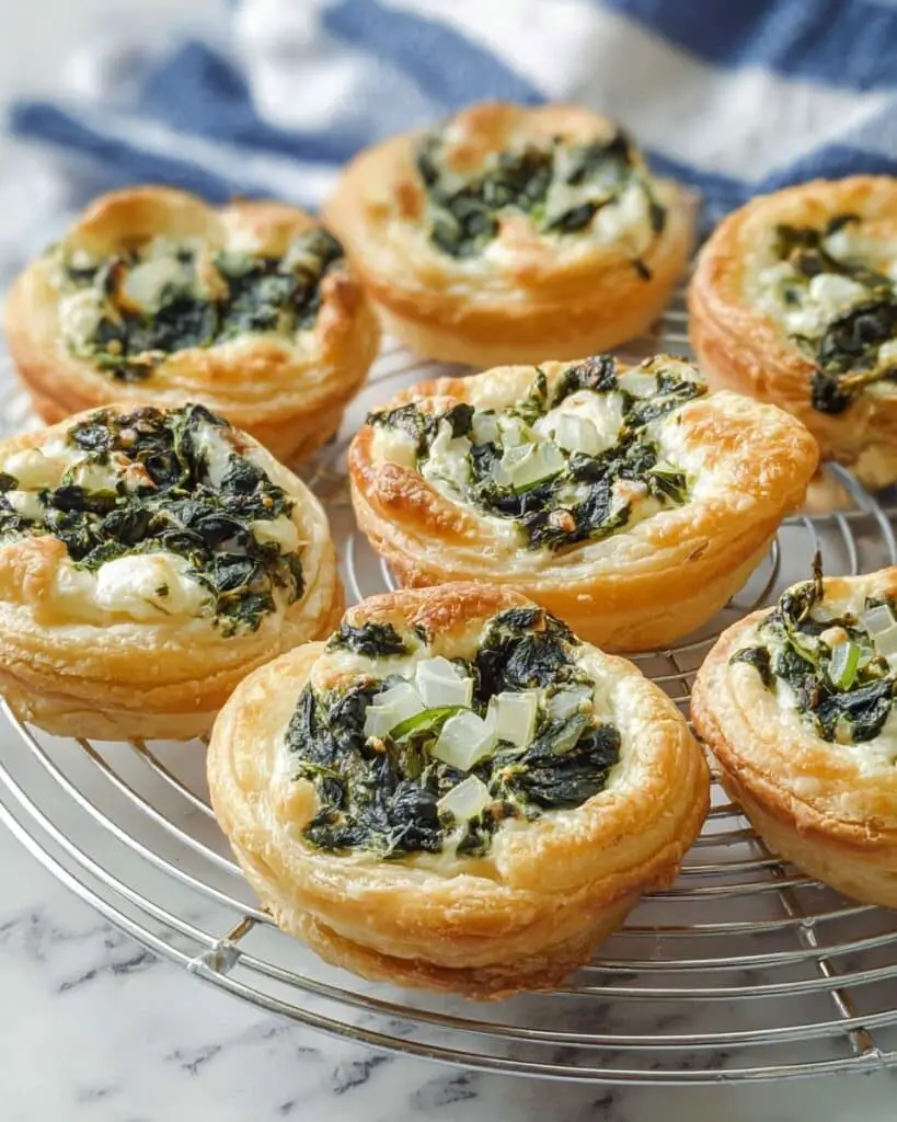 Spinach Puff Pastry Bites Recipe