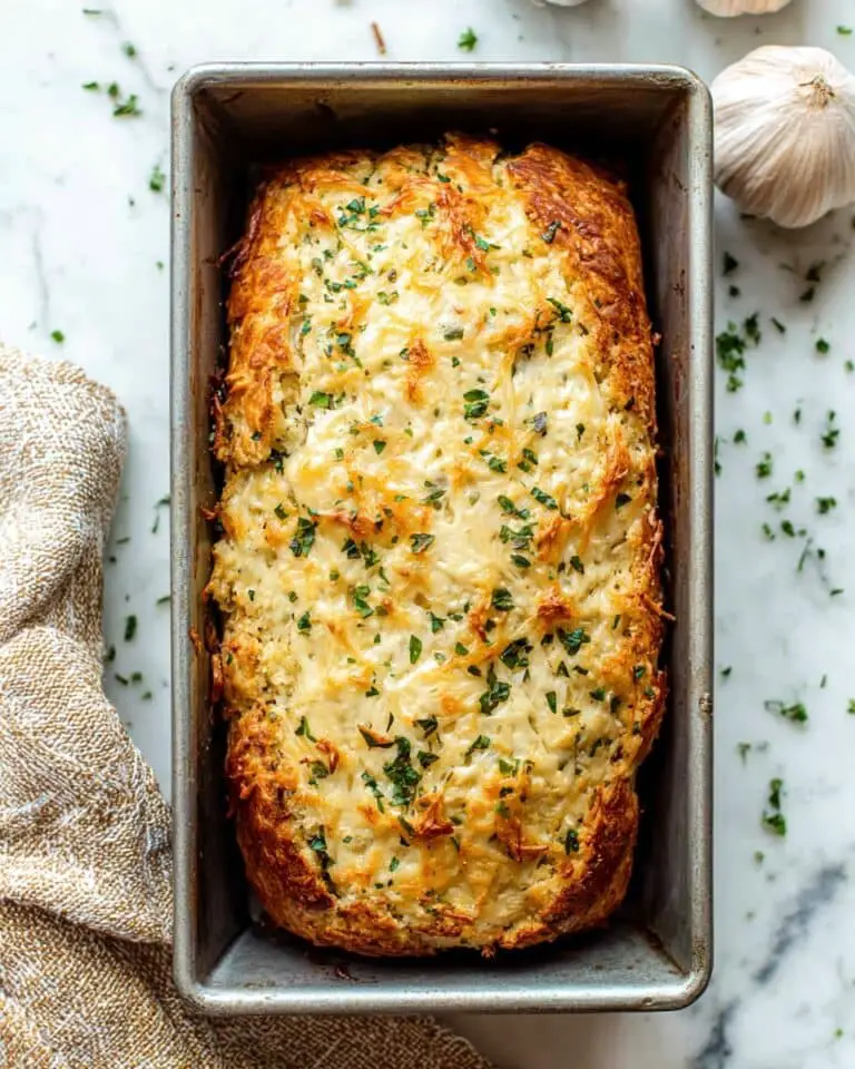 Garlic Parmesan Chicken Meatloaf Recipe
