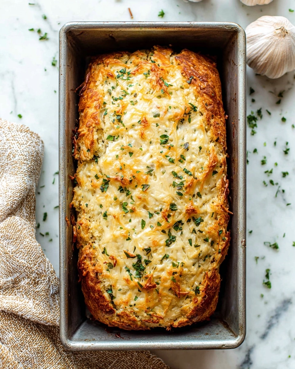 Garlic Parmesan Chicken Meatloaf Recipe