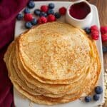 Healthy Oat Flour Crepes Recipe