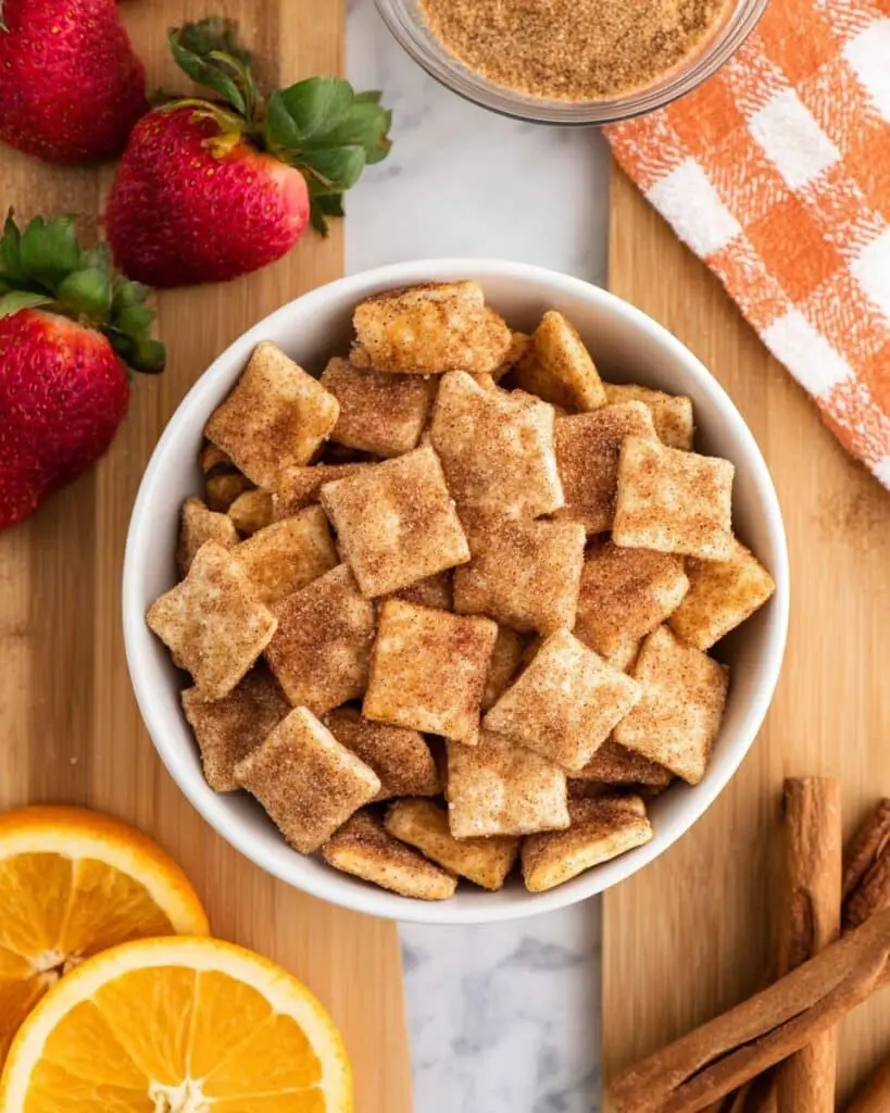 Cinnamon Sugar Sourdough Crackers Recipe