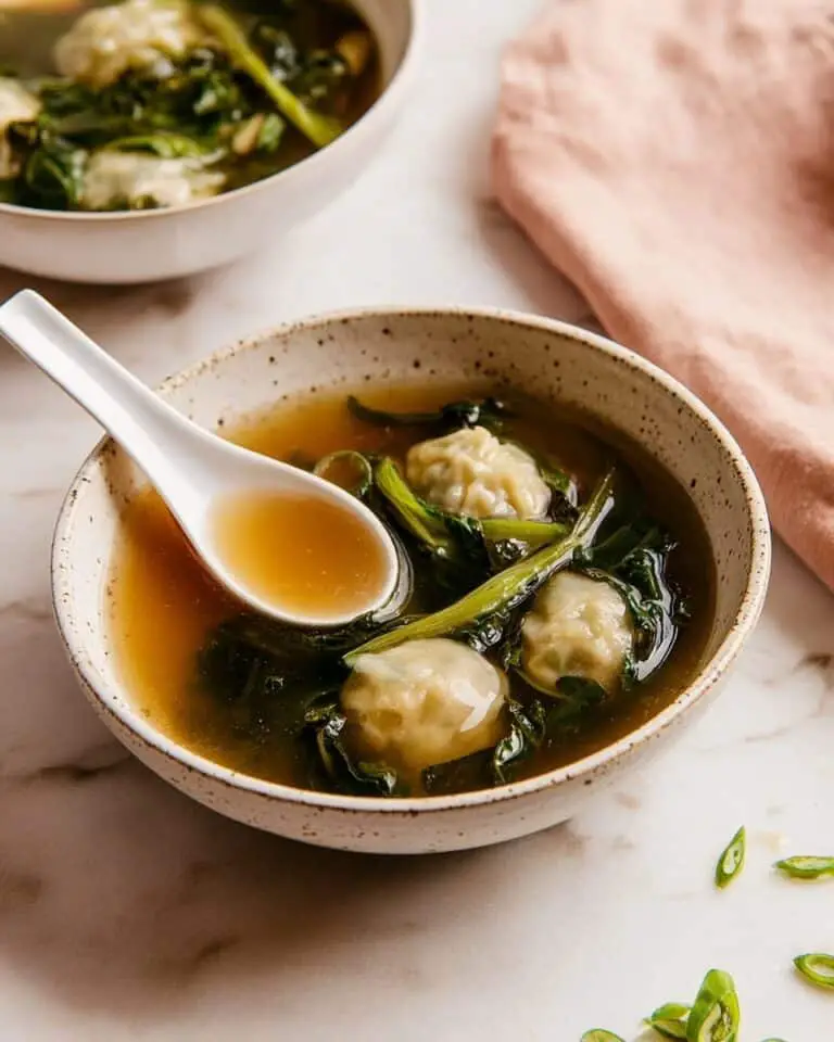 Rice Paper Dumpling “Wonton” Soup (Gluten-Free) Recipe