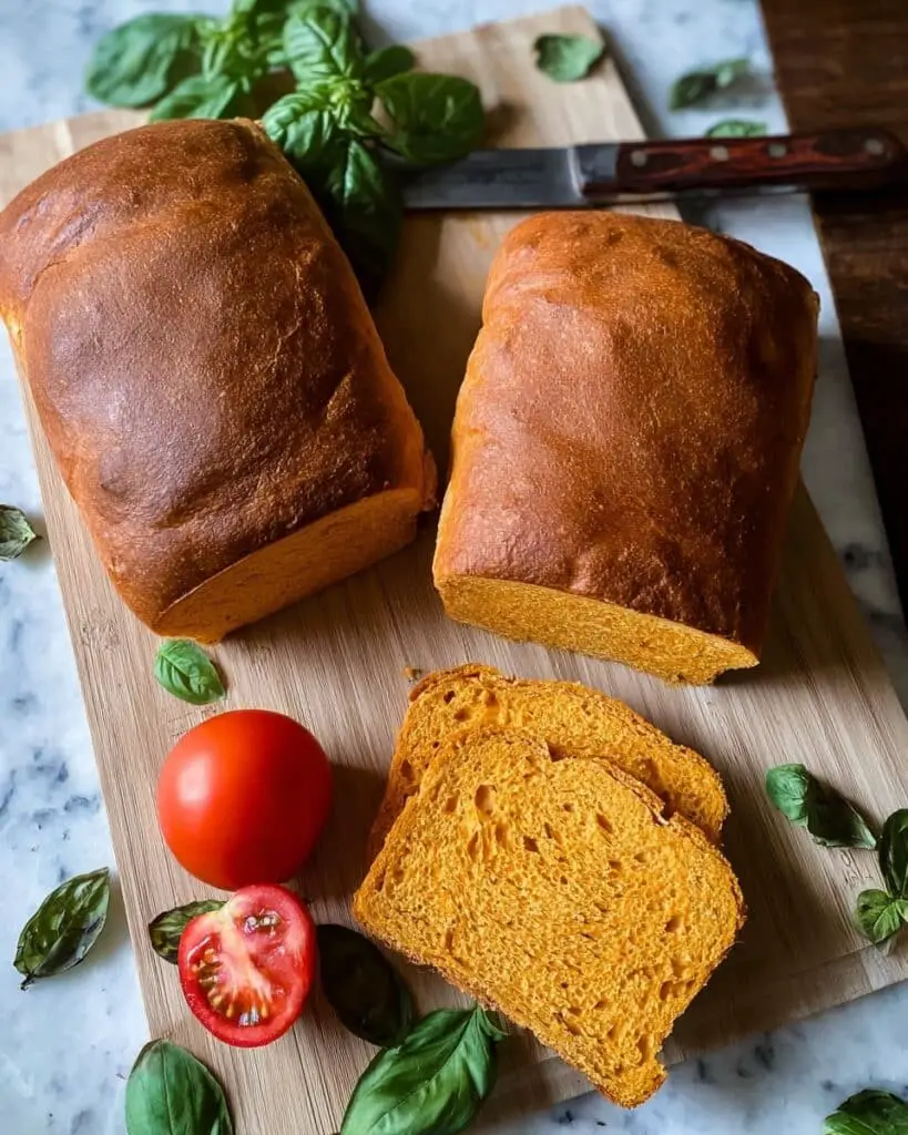 Tomato Basil Bread Recipe